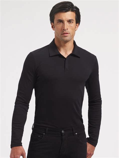 prada men's long sleeve polo|prada polo shirts for men.